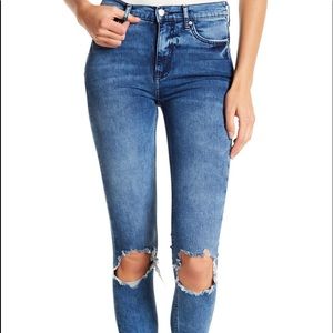 Free People Busted Knee Skinny Jeans NWOT